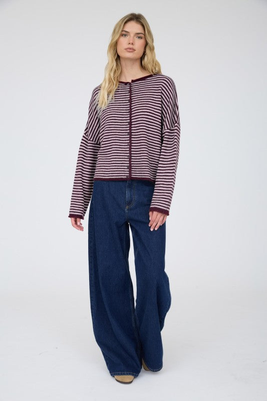Berry Cardigan