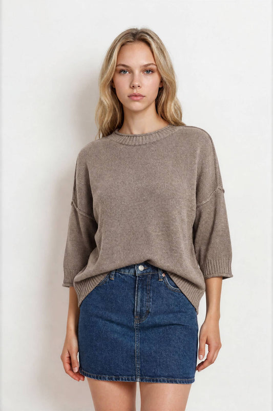Rosalie Pull Over / Taupe